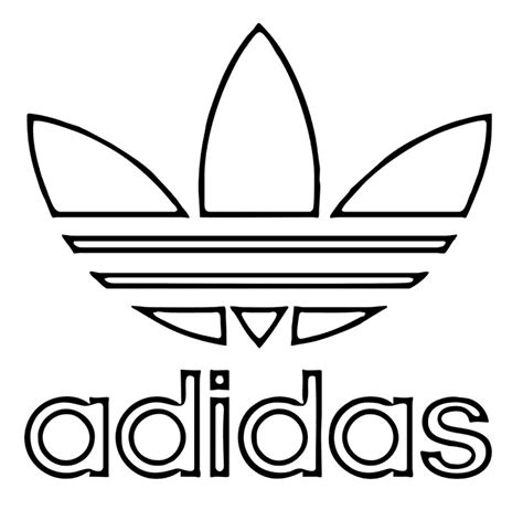 kleurplaten voor volwassenen meisjes met adidas|Adidas Originals logo kleurplaat .